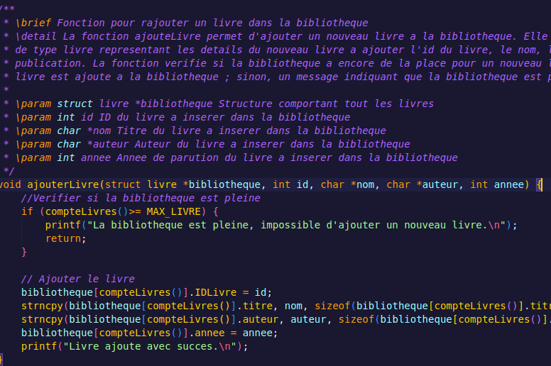 Documentation technique